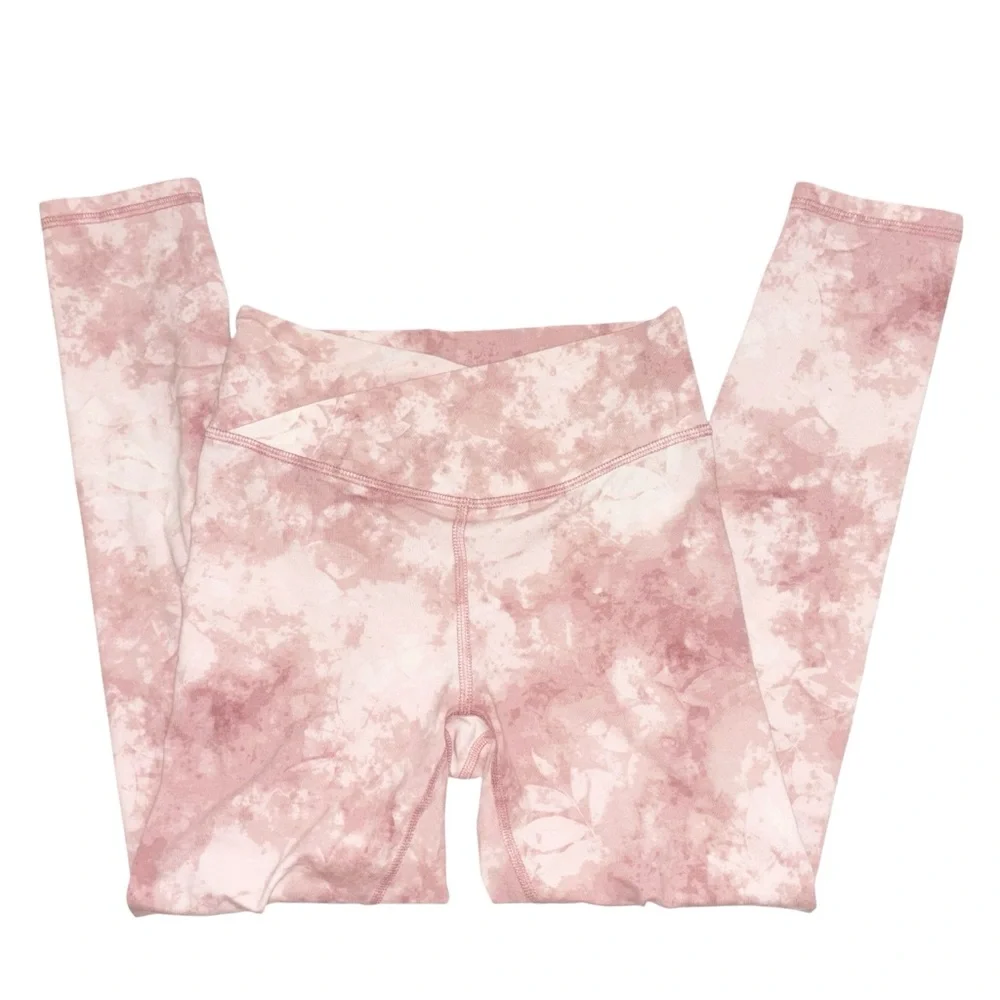 Old Navy Active girls pink tie dye leggings